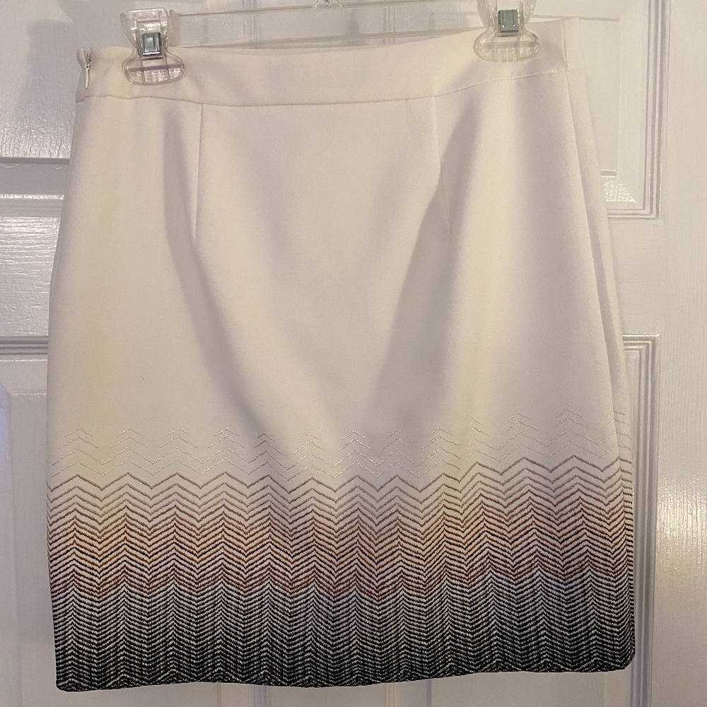 White House Black Market Ombre Boot Skirt